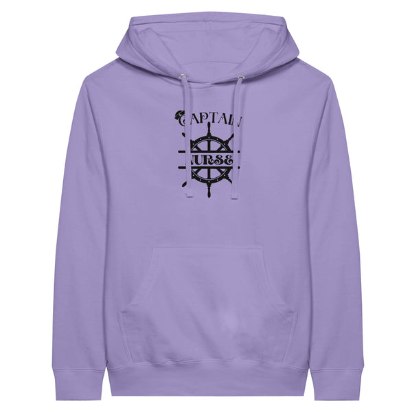 Heroic Tribute - Captain Nurse Vintage Hoodie - Lavender - Pullover Hoodies