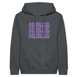 The Heartbeat of Care - Nurse Pullover Hoodie - Charcoal - Hoodies