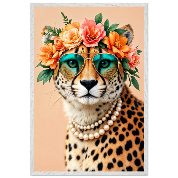 Fierce & Fabulous – Framed Poster for Stylish Women - - Wooden Framed Posters