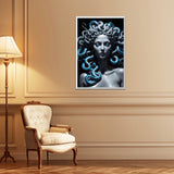 Mythic Beauty - Medusa’s Hypnotic Eyes - - Framed Posters