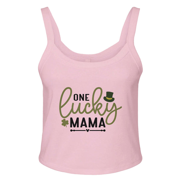 ONE Lucky MAMA - Wear Your Gratitude with Pride - solid pink blend - Print Material