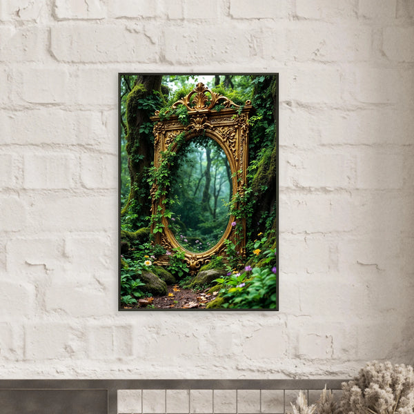 Mystical Mirror Wall Art for Dreamers - Default Title - Metal Framed Posters