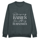 Mompreneur Vibes - Heavyweight Cotton Wear - Charcoal Heather - Sweatshirt