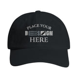 Stay Stylish with Our Low-Profile Camo Dad Cap - Black - Caps