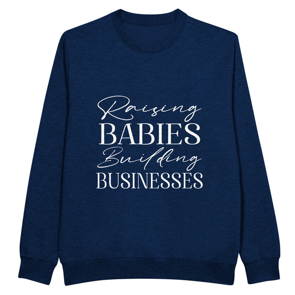 Mompreneur Vibes - Heavyweight Cotton Wear - Navy - Sweatshirt