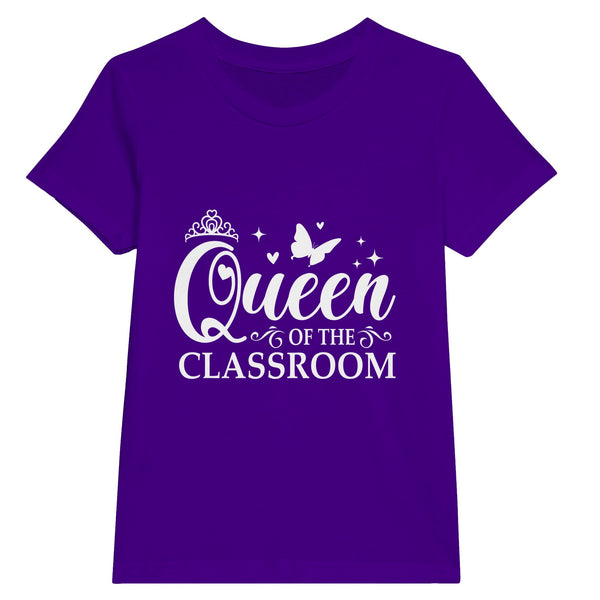 Classroom Royalty - Wear Your Crown Proudly! - Purple - Kids' T-shirts