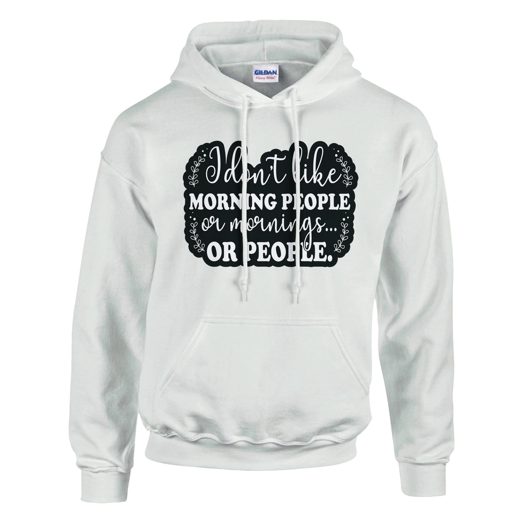 Morning Mood - Wear Your Mornings Your Way - White - Hoodies