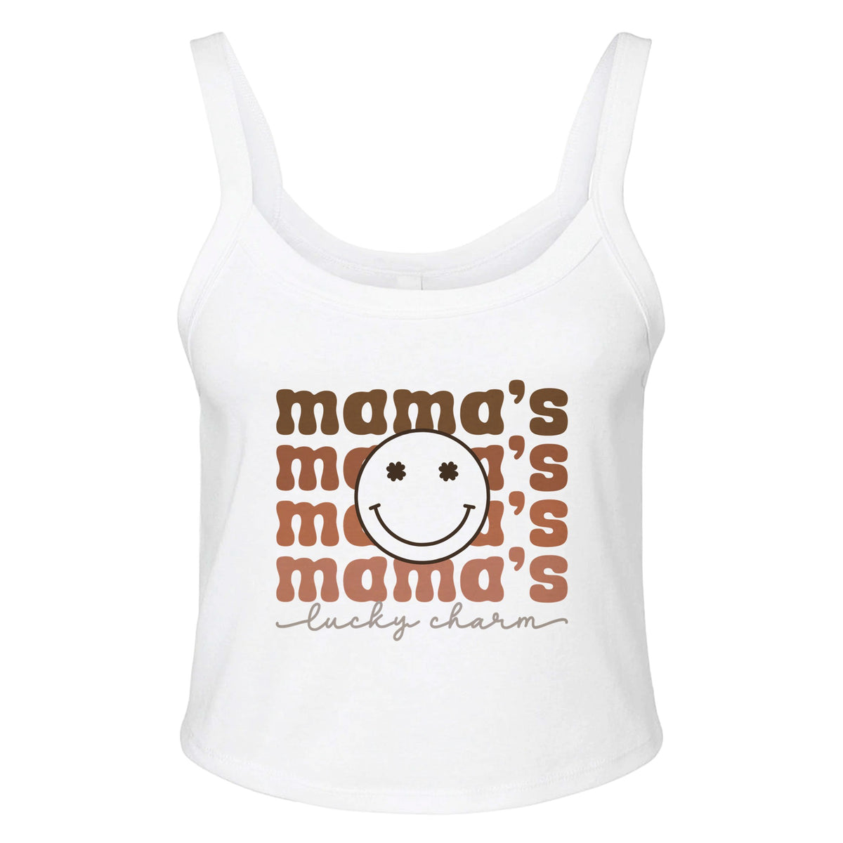 Mama’s Lucky Charm - A Symbol of Love - solid wht blend - Print Material