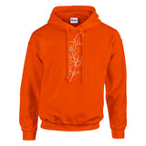 Blossom Boldness - Wear Your Love for Flowers - Orange - Hoodies