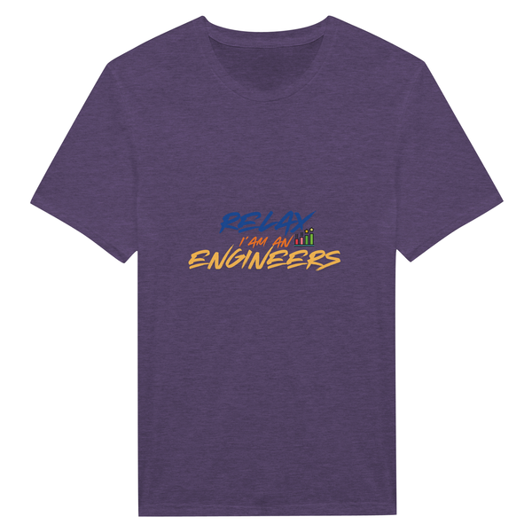 Engineered Growth - Embrace Relaxation with Our Tee - Heather Purple - T-shirts