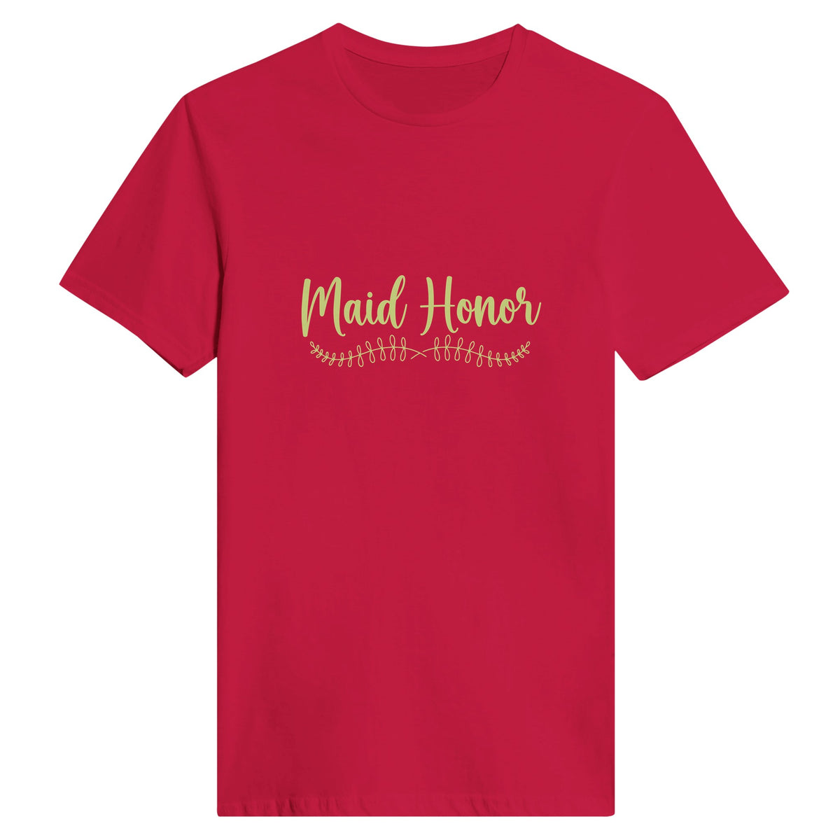 Maid of Honor - Cherished Moments Forever - T-shirt - Red - T-shirts