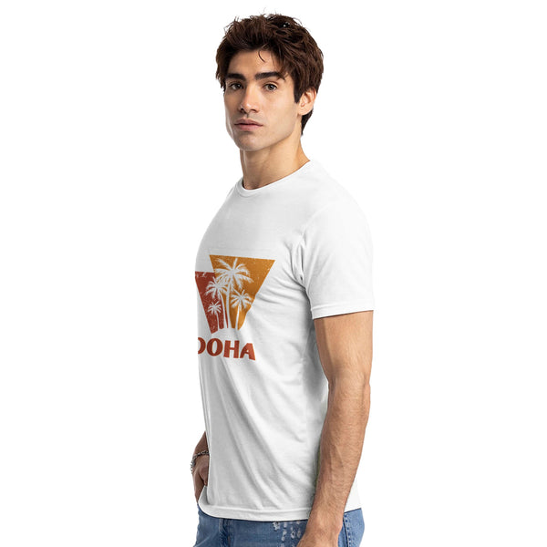 Doha City Sunset Charm - - T-shirts