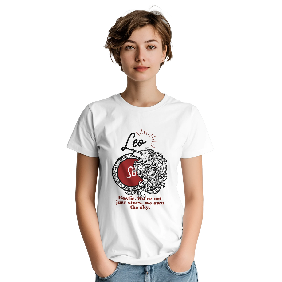 Zodiac Star Signs Tee – A Meaningful Gift for All Signs - Leo - T-Shirts