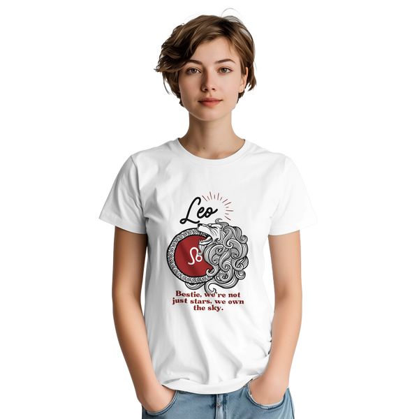Zodiac Star Signs Tee – A Meaningful Gift for All Signs - Leo - T-Shirts