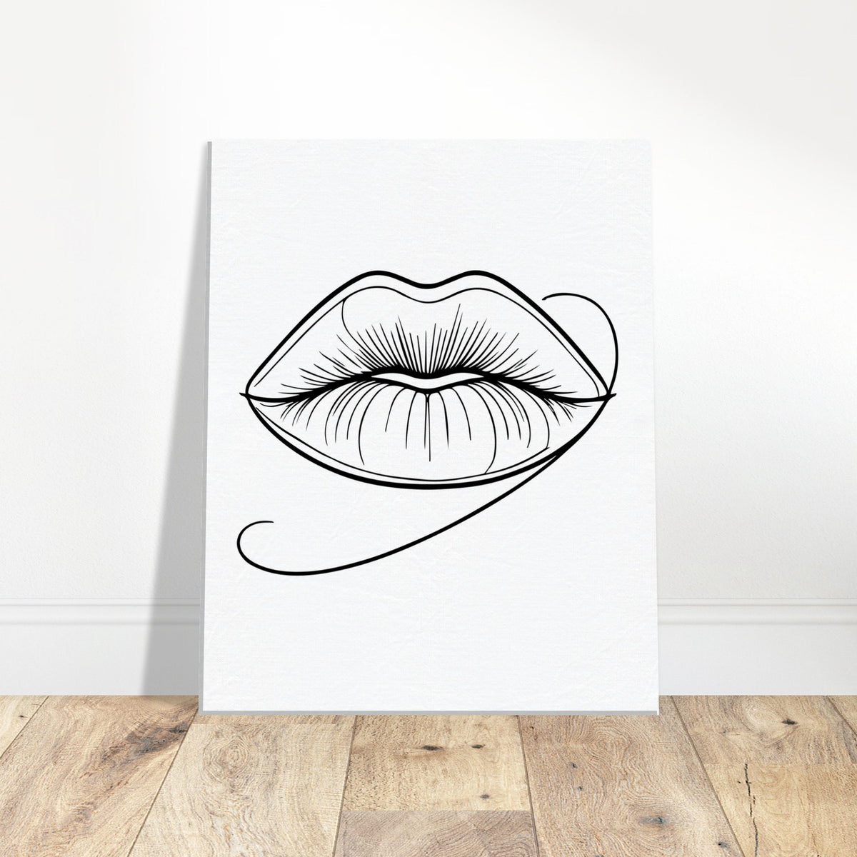 Immersive Lips Art- Canvas Print for Timeless Decor - - Canvas Prints