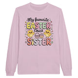 Easter Fun with My Sister – Cute Chick Shirt - Light Pink - Long Sleeves T-shirts