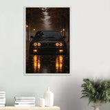 BMW Night Drive Wooden Framed Poster Gift - Default Title - Wooden Framed Posters