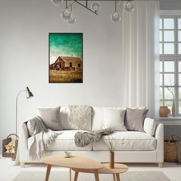 Rustic Serenity - Echoes of a Bygone Era - - Metal Framed Posters