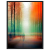 Twilight Walk Through Dreamscape - 45x60 cm 18x24″ Black frame - Wooden Framed Posters