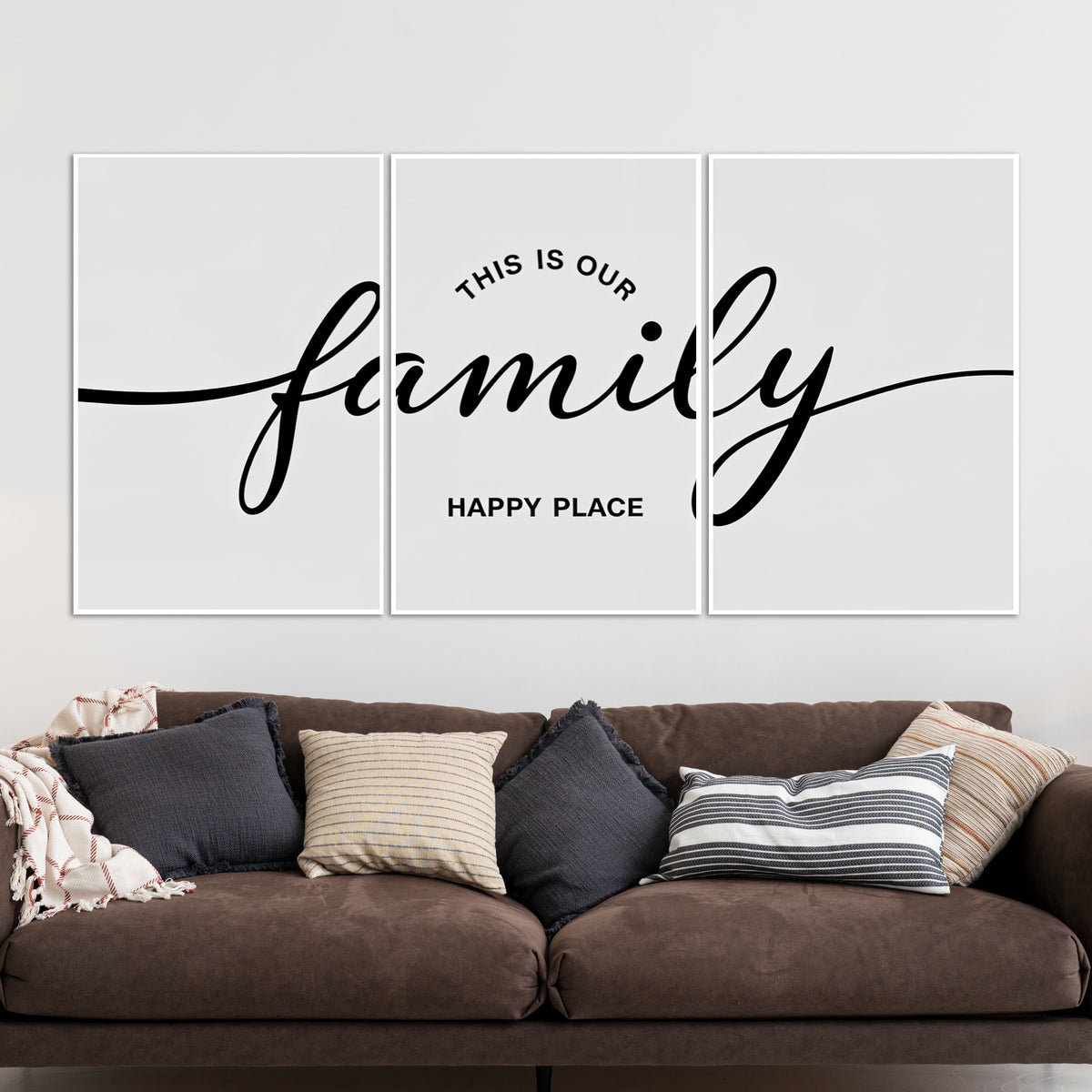 Our Family - Our Happy Place - - Framed Posters