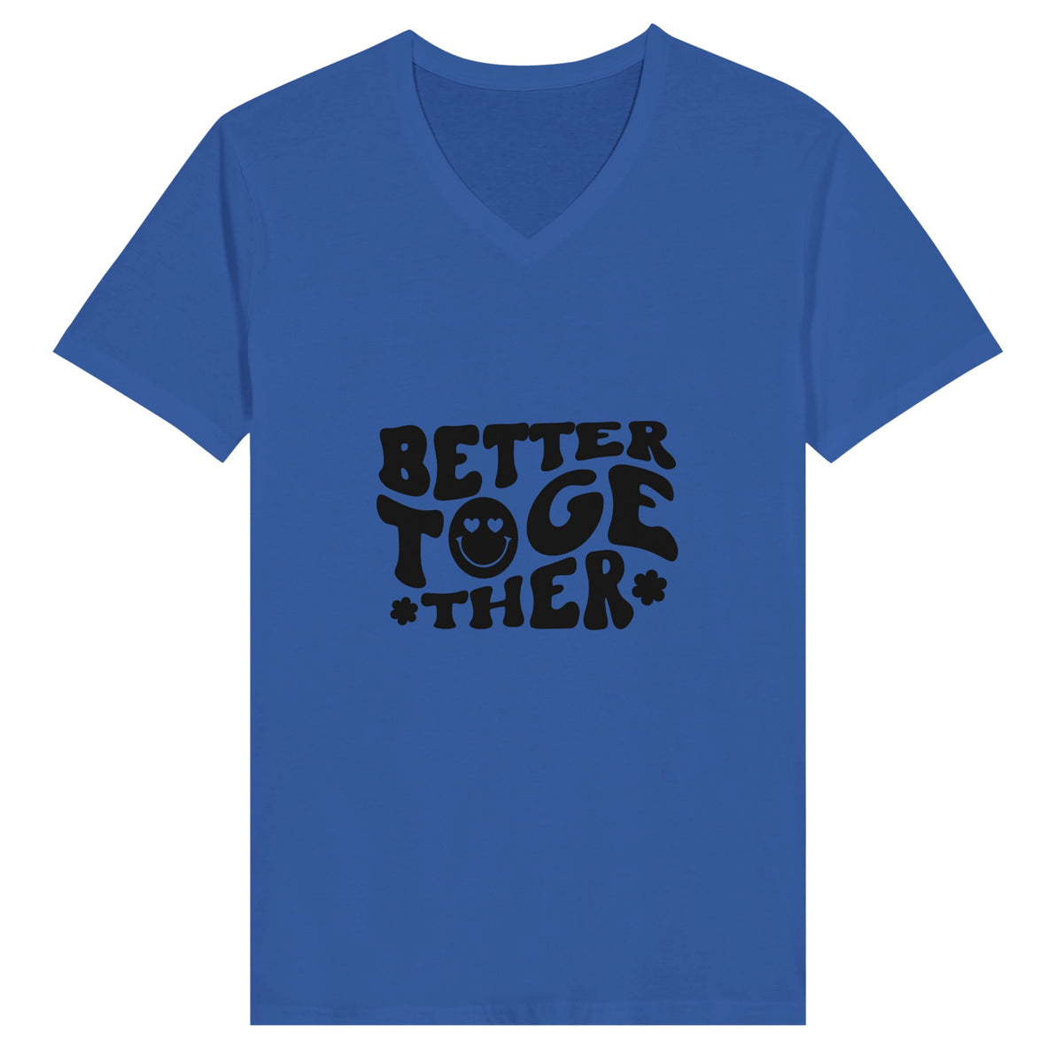 United We Stand - Better Together Typography - True Royal - T-shirts