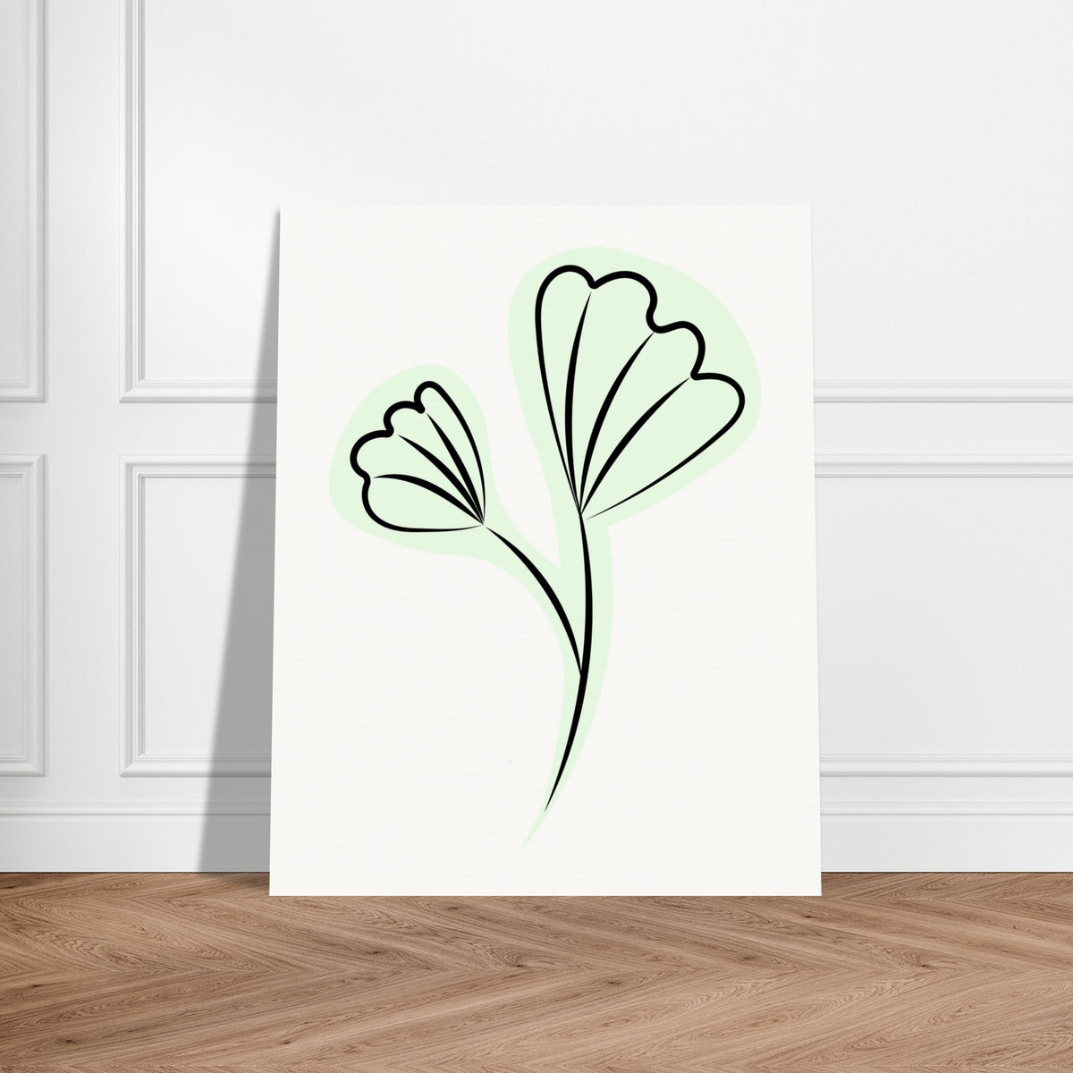 Graceful Simplicity - Delicate Floral Artwork - - Posters