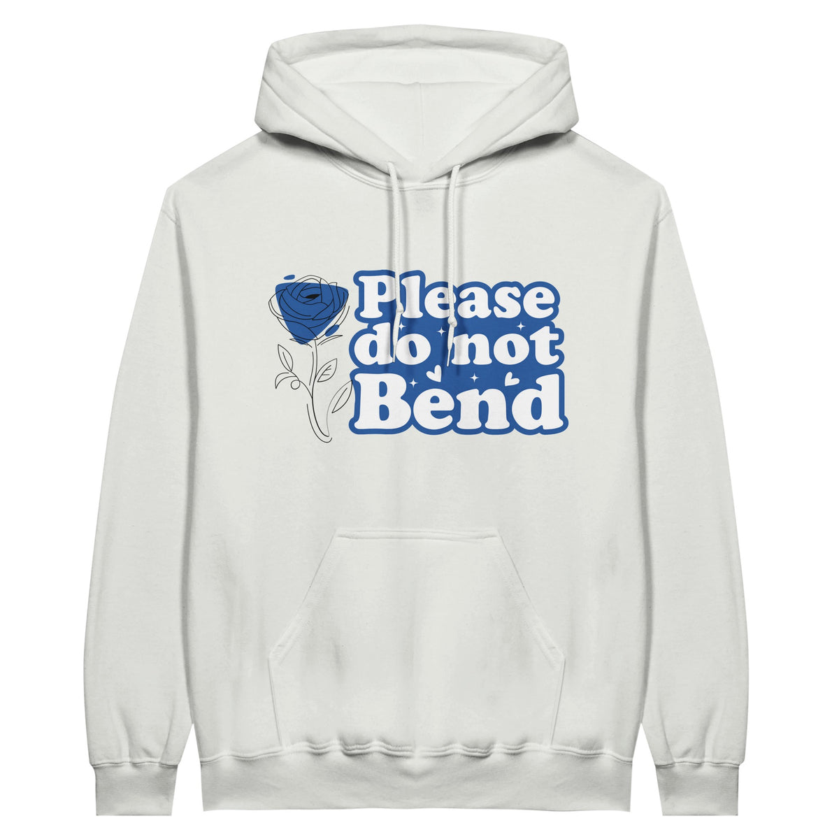 Whispers of Memories - Please Do Not Bend - White - Hoodies