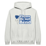 Whispers of Memories - Please Do Not Bend - White - Hoodies