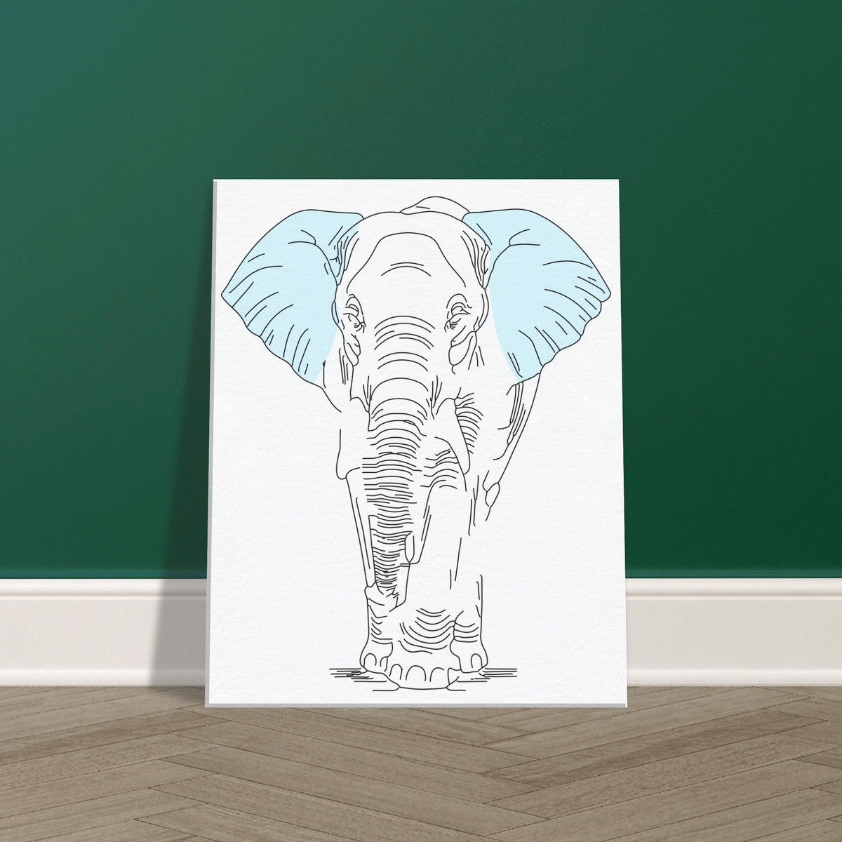 Majestic Elephant - A Symbol of Strength - - Canvas Prints