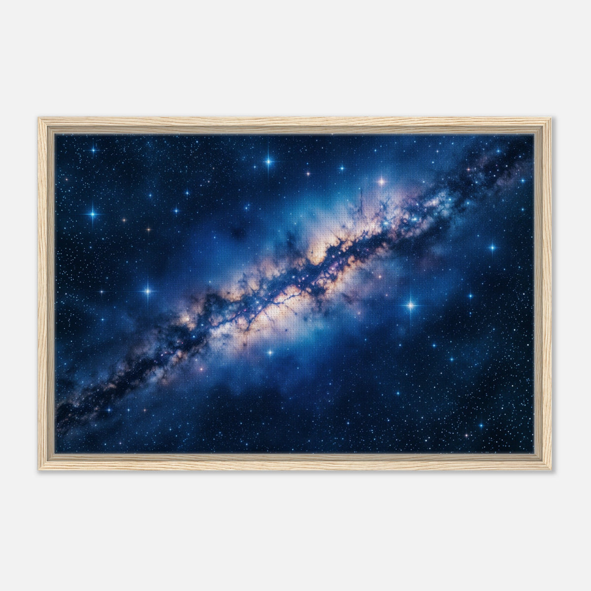 Infinite Universe - A Starry Galactic Dream - 50x75 cm 20x30″ - Framed Canvas