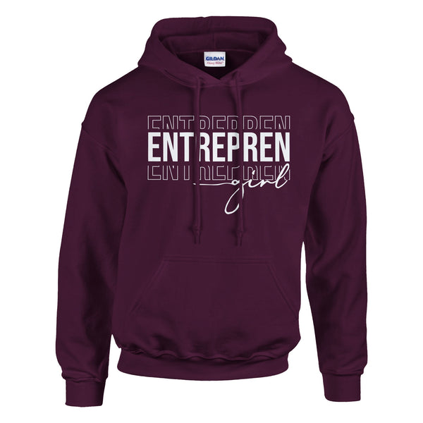 Breaking Barriers - Wear Your Ambition with Pride - Maroon - Hoodies