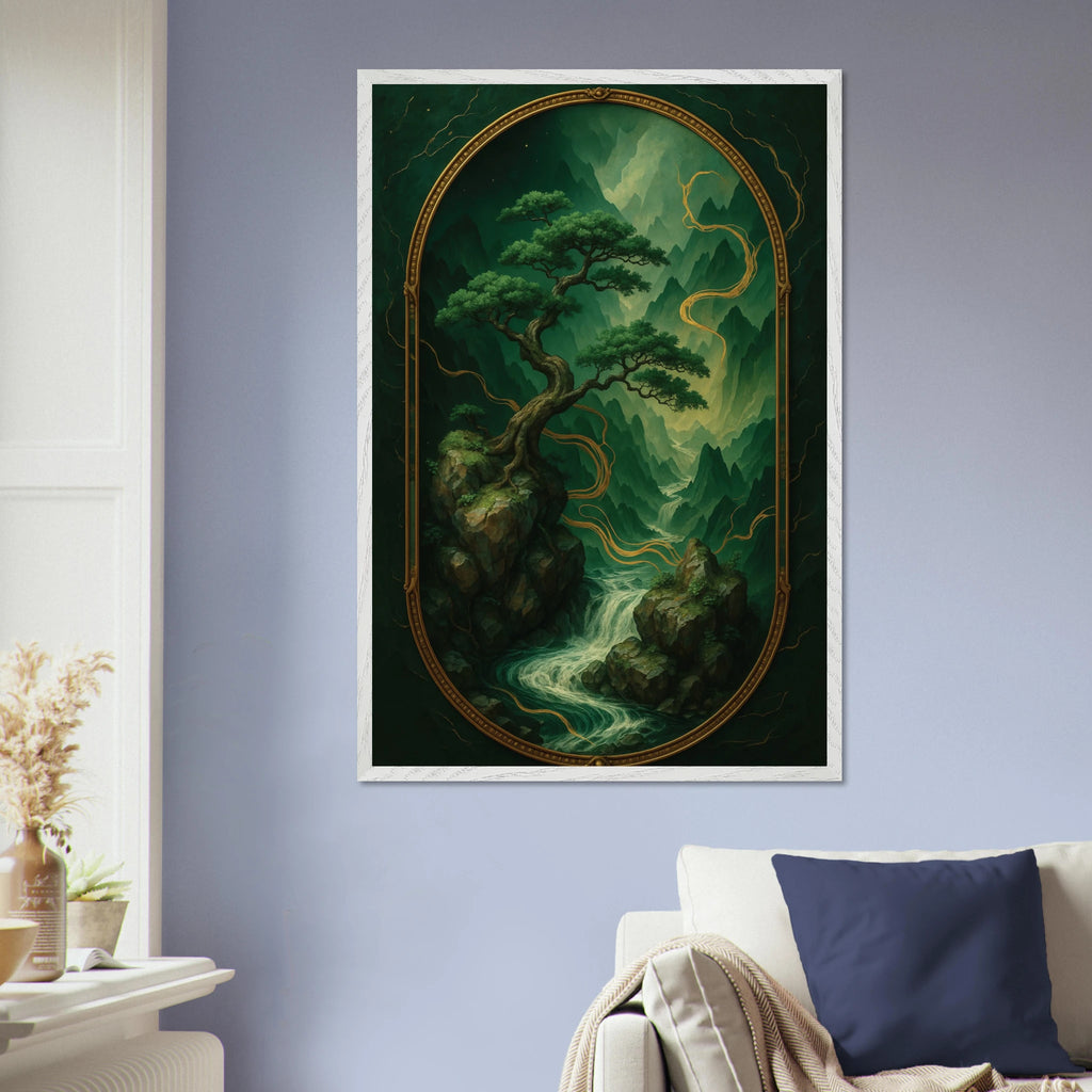 Whispers of Nature – Wooden Framed Poster Gift - - Wooden Framed Posters