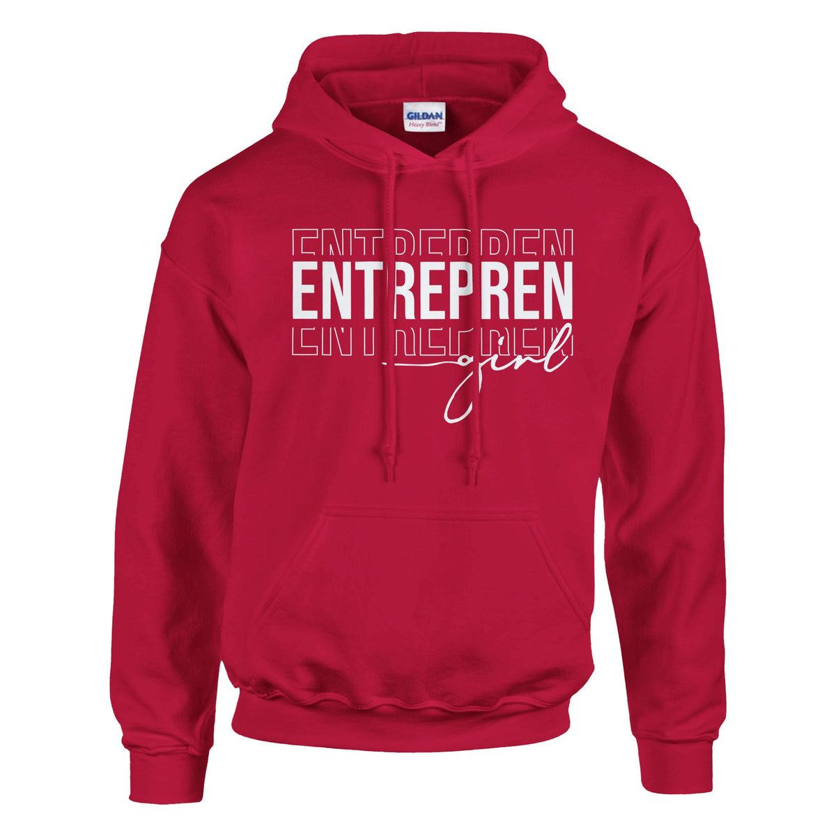 Breaking Barriers - Wear Your Ambition with Pride - Red - Hoodies