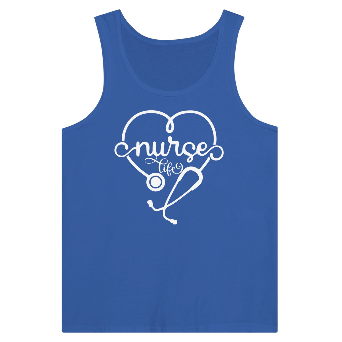 Everyday Hero - 'Nurse Life' Classic Tank - True Royal - Tank Tops