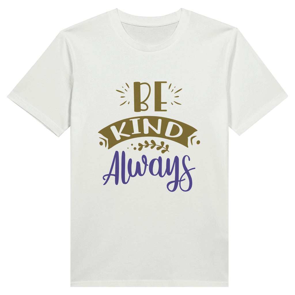 Kindness Always Wins - BE KIND Tee - White - Print Material