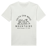 Faith in Motion - Inspired by Matthew 17:20 - White - T-shirts