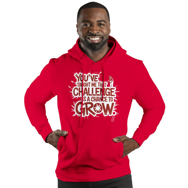 From Challenge to Triumph in Style - Red - Hoodies