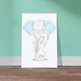 Majestic Elephant - A Symbol of Strength - 60x90 cm 24x36″ - Canvas Prints