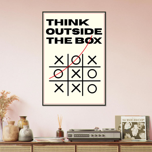 Creative Moves Only - Metal Framed Poster - - Metal Framed Posters