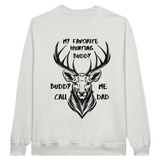 In the Wild - My Favorite Hunting Buddy Edition Tee - White - Long Sleeve T-shirts