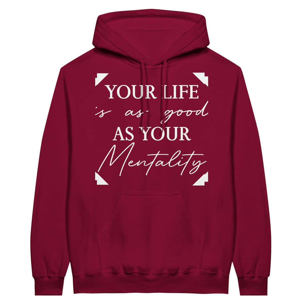 Mindset Matters - Classic Unisex Pullover Hoodie - Cardinal Red - Hoodies