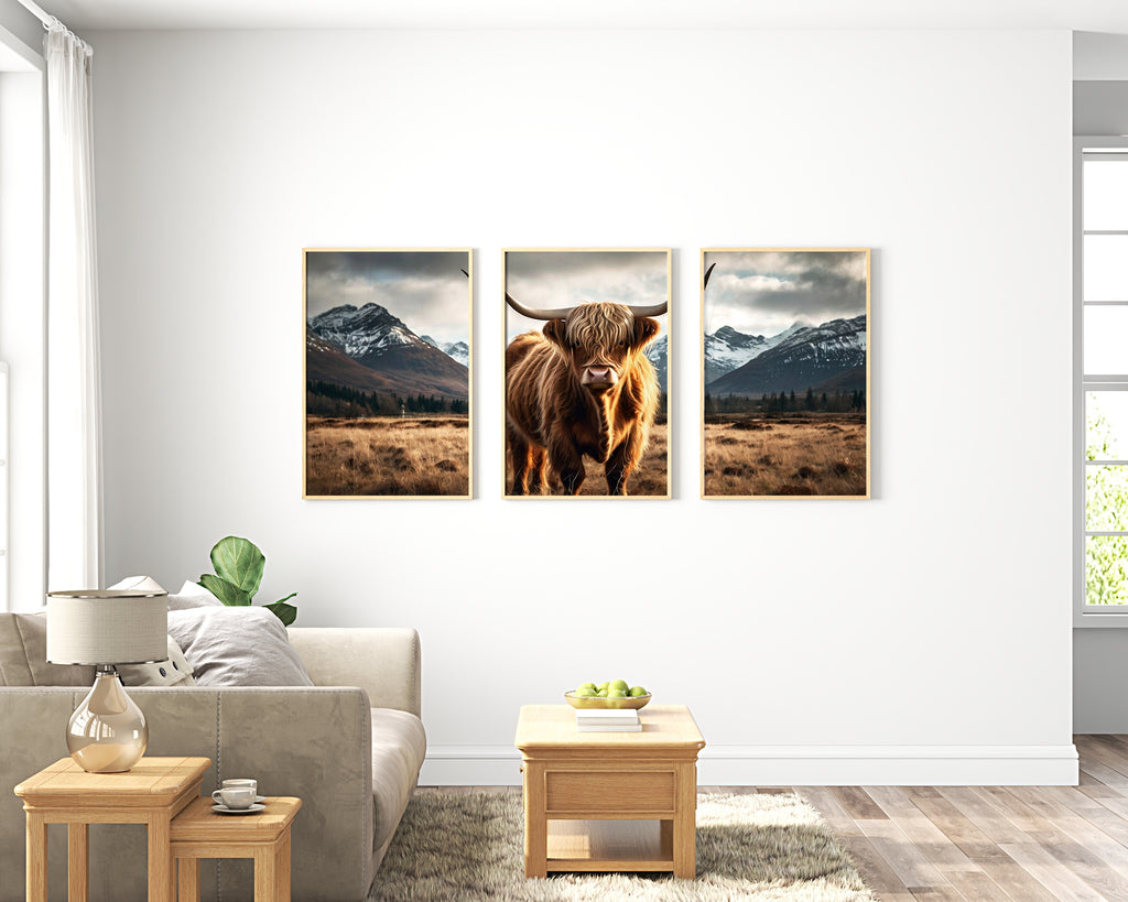 Wild Beauty - Highland Collection - 12x18 - Framed Posters