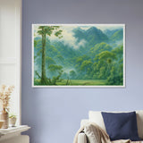 Wooden Framed Poster – A Gift of Green Memory - White frame - Wooden Framed Posters