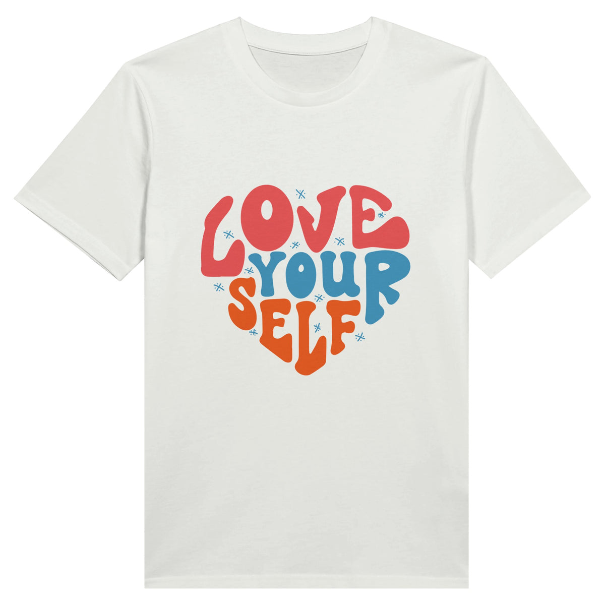 Embrace Self-Love with Our 'Love Your Self' Tee - White - Crewneck T-shirts