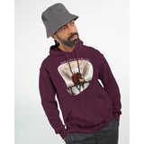 Wings of Love - Cherishing Every Moment - Maroon - Hoodies