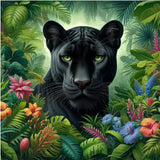 Jungle Majesty - Panther & Leopard Duo - - Framed Posters