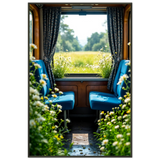 Train to Tranquility - Metal Framed Poster - - Metal Framed Posters