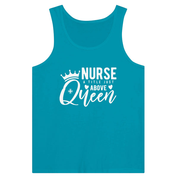 Royal Care - 'Nurse' Above Queen - Teal - Print Material