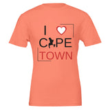 I Love Cape Town - Heartfelt Pride - Coral - T-Shirts