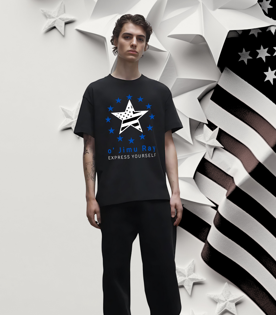 Modern Americana Boxy Tee - 4th July Special - - T-shirts